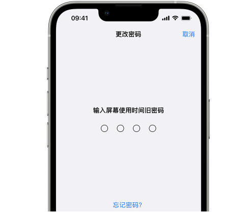 松阳iPhone屏幕维修分享iPhone屏幕使用时间密码忘记了怎么办 