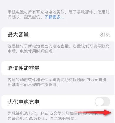 松阳苹果15维修分享iPhone15充电到80%就充不进电了怎么办 