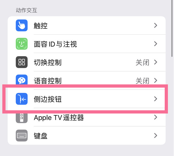 松阳苹果14维修店分享iPhone14 Plus侧键双击下载功能关闭方法 